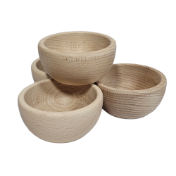 Miseczka 10 cm bukowa surowa